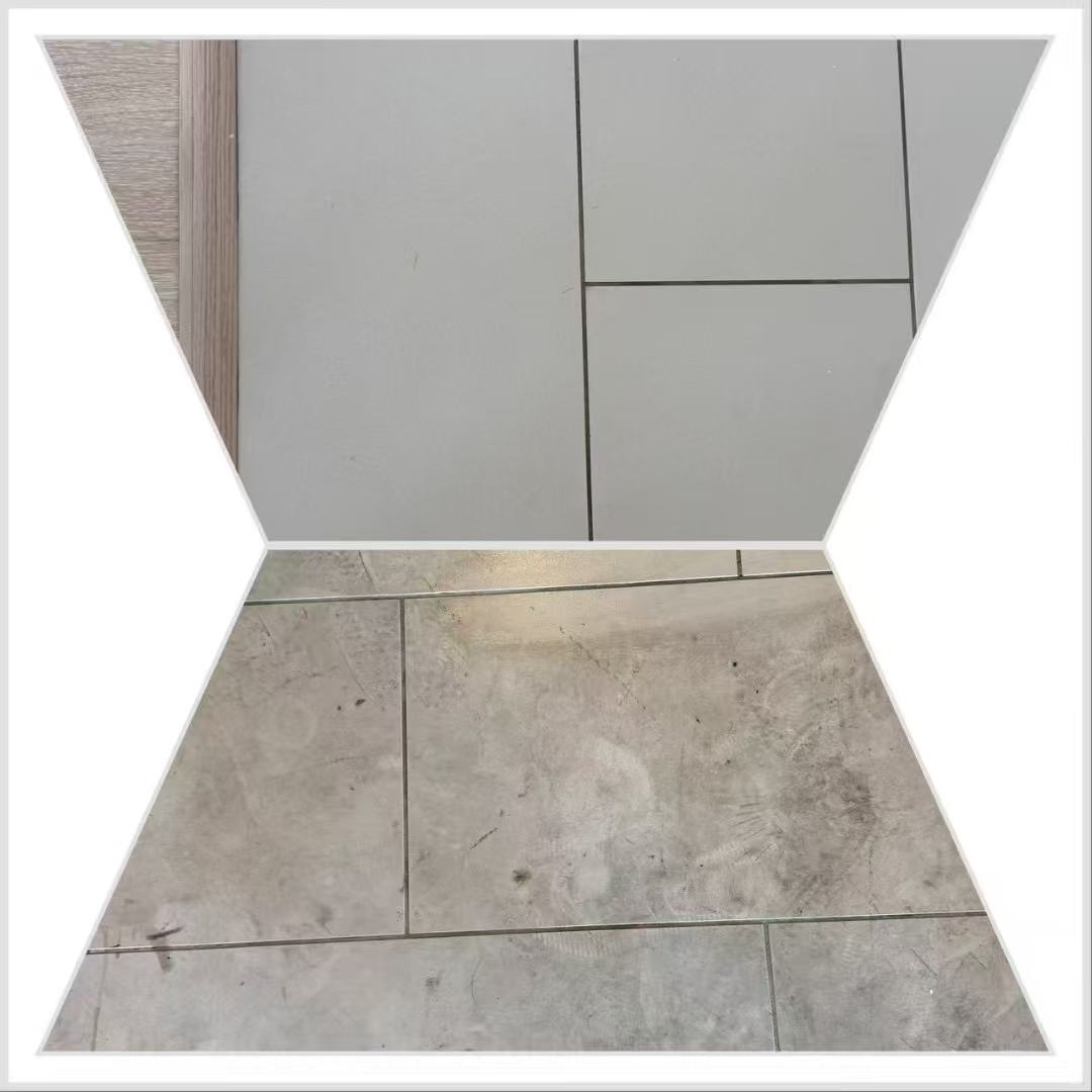 Bathroom cleaning result